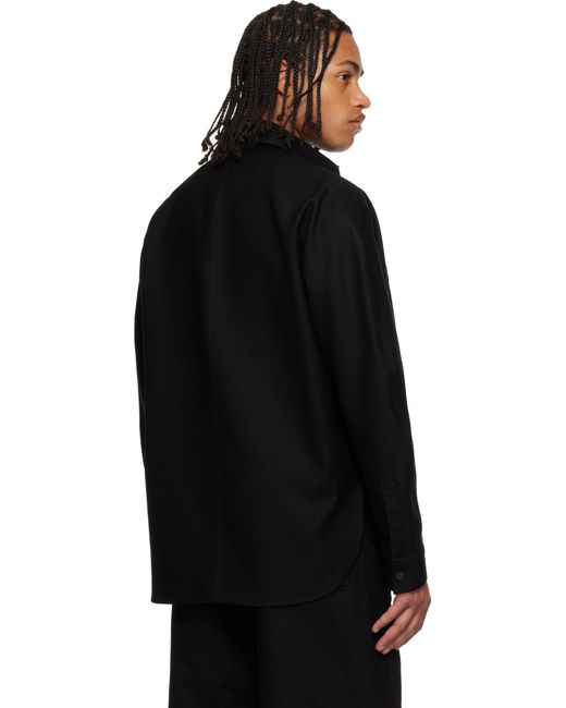 Givenchy Black Couture Seam Shirt for men
