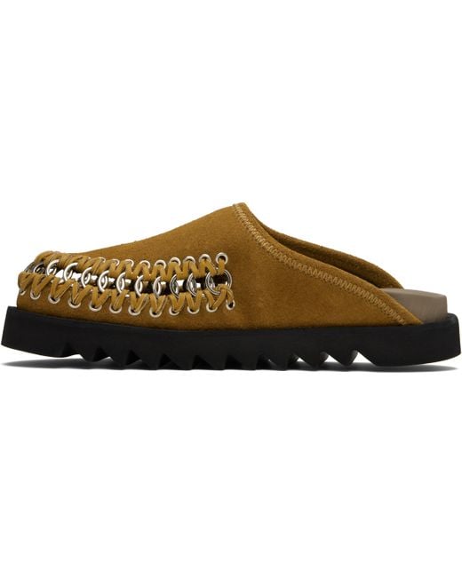 Toga Virilis Black Suede Loafers for men