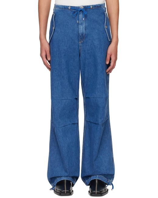 Dion Lee Blue Relaxed Jeans for men