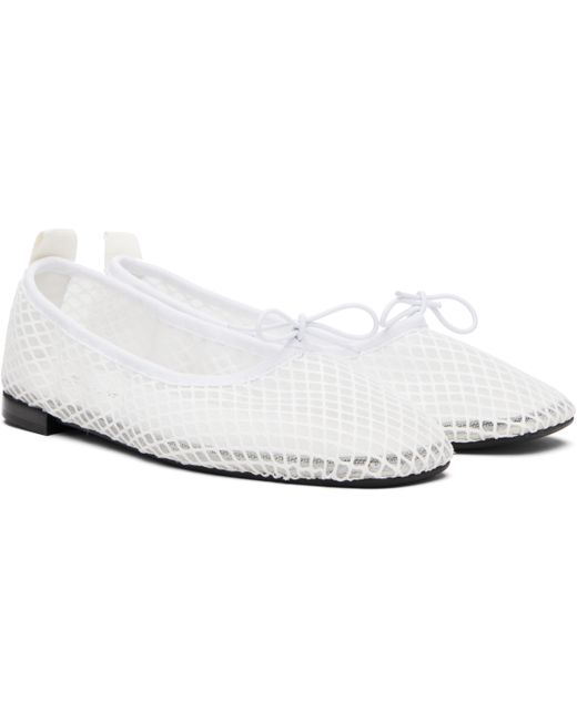 Ballerines Garance Blanches À Bout Carré Repetto en coloris Black