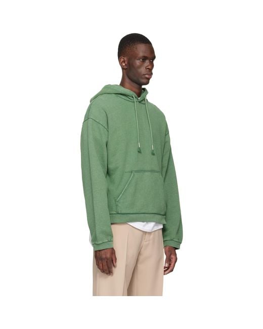 Stockholm Surfboard Club Green Logo Hoodie for men