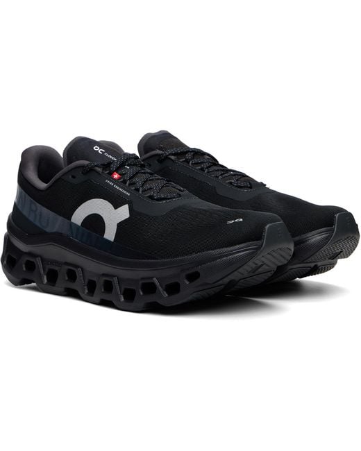 On Shoes Black Cloudmster 1 Sneakers for men