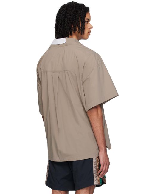 Kolor Gray Taupe Laye Shirt for men