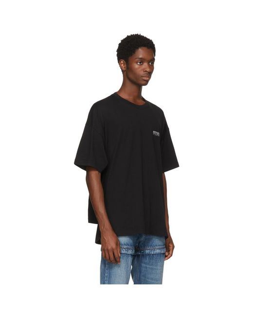 Balenciaga Black Speedhunter Double Hem T-shirt for Men | Lyst Canada