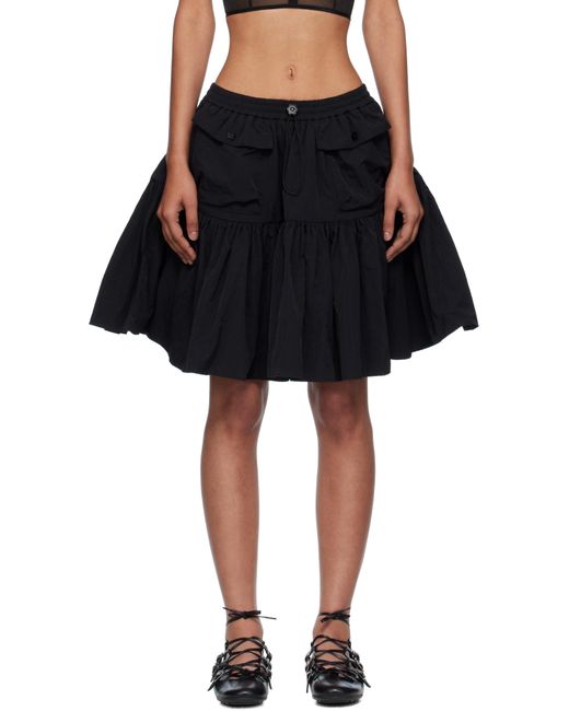 CECILIE BAHNSEN Black Blair Miniskirt