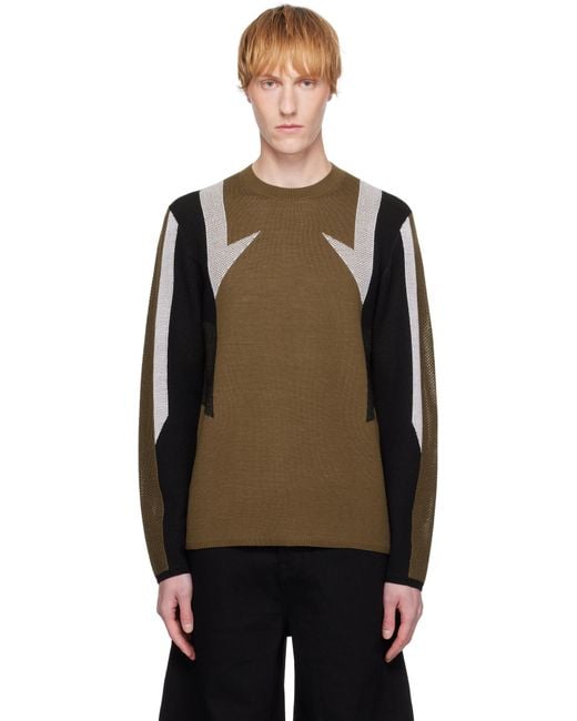 メンズ Helmut Lang ブラウン Sport セーター Black