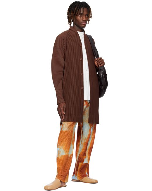 Homme Plissé Issey Miyake Multicolor Wind Walk Trousers for men
