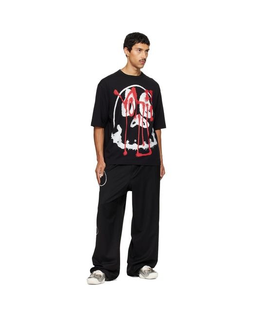 Y-3 Black Chito Edition Graphic Short Sleeve T-Shirt for men