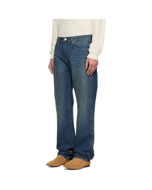 Isabel Marant Blue Lewys Jeans for men