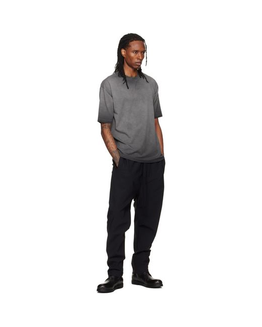 Thom Krom Black P 60 Sweatpants for men