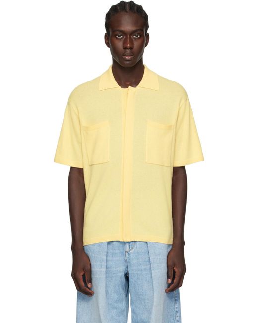 Lisa Yang Blue 'the Ethan' Shirt for men