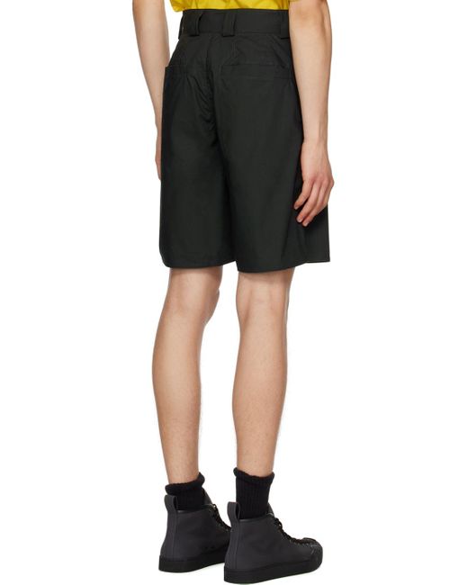 Sunnei Black Jump Shorts for men