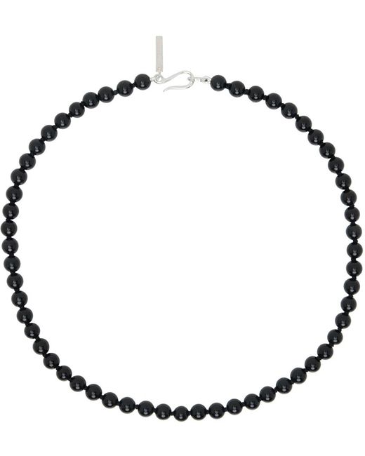 Collier uniforme noir à petites perles d' Sophie Buhai en coloris Black