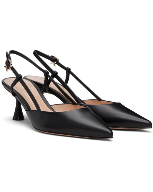 Gianvito Rossi Black Ascent 55 Heels