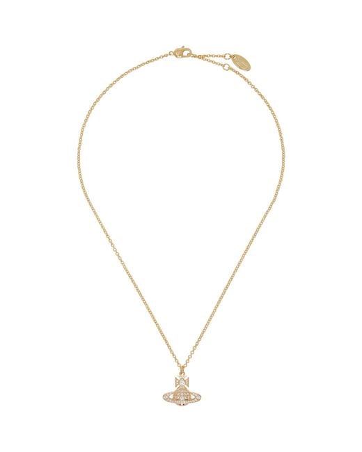 Vivienne Westwood Metallic Carmela Bas Relief Pendant Necklace for men