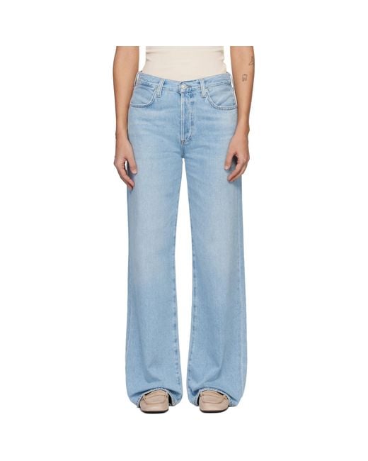 Citizens of Humanity Blue Annina Straight Leg Jeans