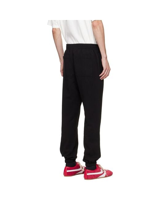 Represent Black Printed 'Owners Club' Sweatpants for men