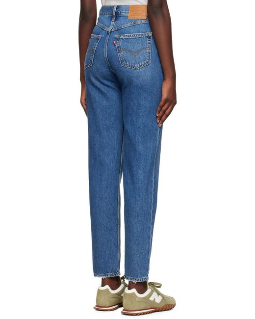 Levi's Blue 80'S Mom Jeans