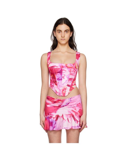 Miaou Pink Campbell Corset