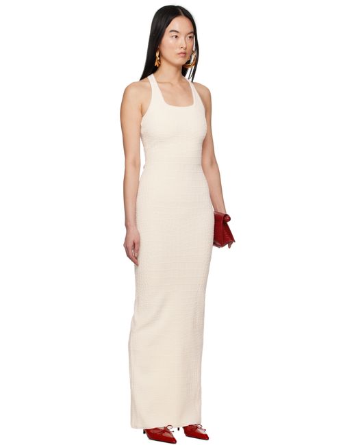 Jacquemus Black Off- La Croisière 'The Scala' Maxi Dress