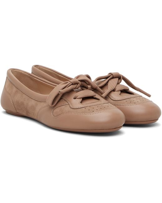 Gianvito Rossi Black Vault Ballerina Flats