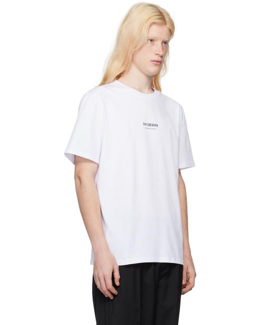 Han Kjobenhavn White Shadow Moon T-shirt for men
