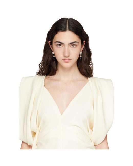 Sophie Buhai White Audrey Earrings