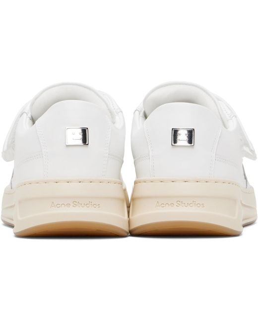Acne Black Velcro Strap Sneakers