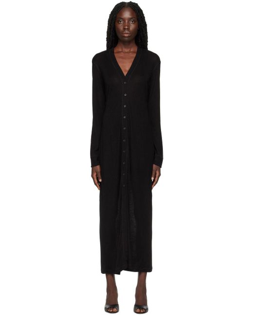Filippa K Black Juno Midi Dress Lyst