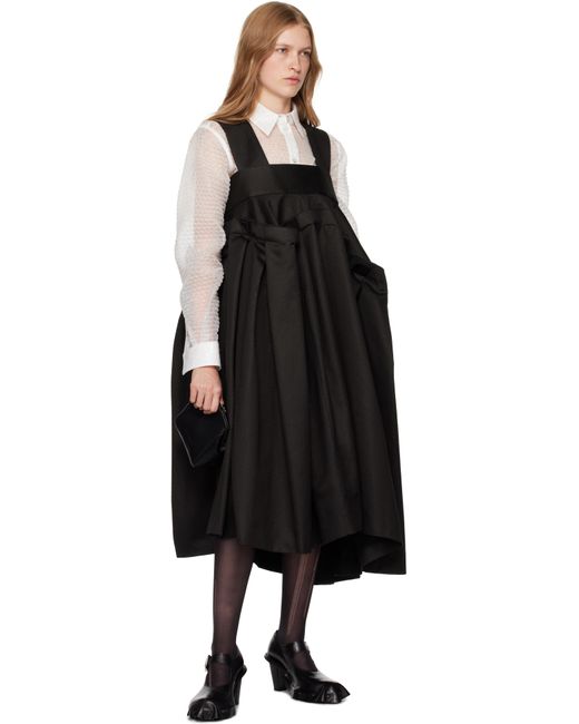 Comme des Garçons コットン レーヨン ドット ミディアムワンピース Black