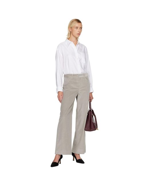Max Mara White Eneide Trousers