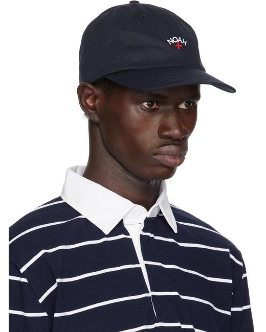 Noah Classic Core Logo 6-Panel Cap in Blue for Men | Lyst UK