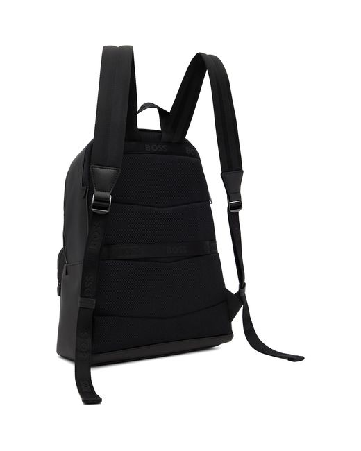 Boss Black Logo Stamp Backpack for men