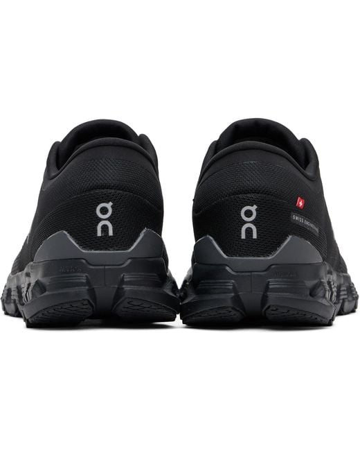 On Shoes Black Cloud X 4 Sneakers for men