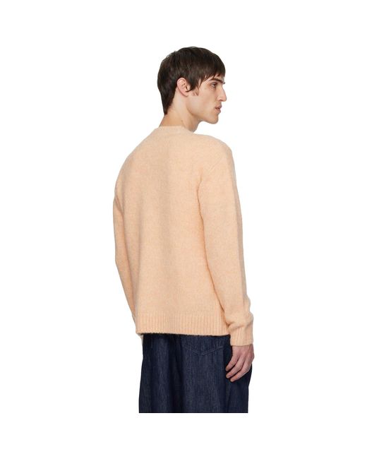Dries Van Noten Blue Alpaca Cardigan for men