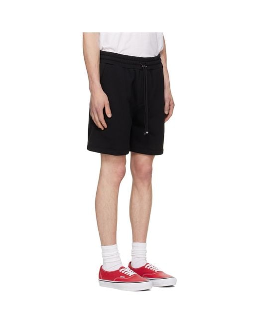 Amiri Black Ma Core Logo Shorts for men