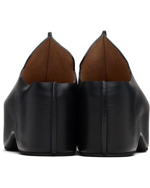 J.W. Anderson Black Platform Clogs for men