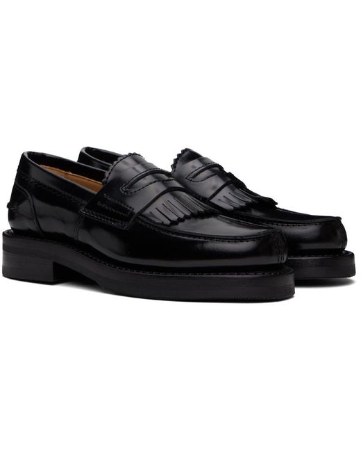 Our Legacy Black Fringed Loafers
