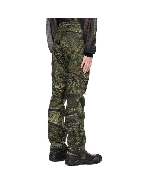 OLLY SHINDER Black Khaki Convertible Cargo Pants for men
