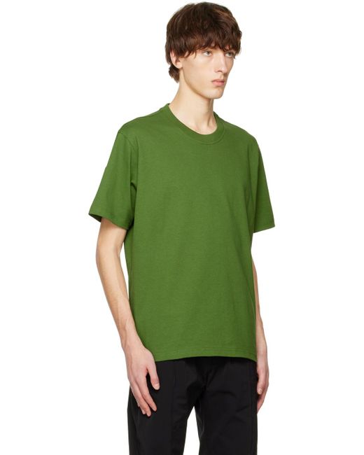 Bottega Veneta Green Crewneck T-shirt for men