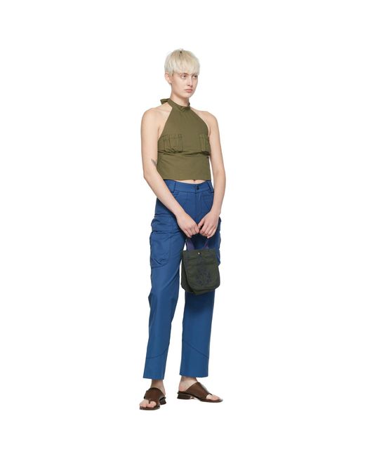 Paria Farzaneh Green Nausicaa Tank Top