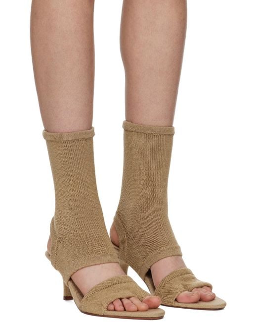 Sandales à petit talon s exclusives à ssense Isa Boulder en coloris Brown