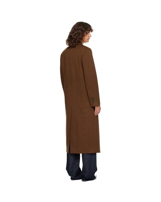 Loulou de Saison Black Rosco Double Breasted Long Coat