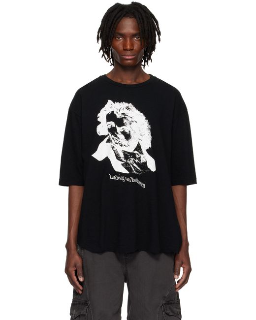 メンズ Undercover ブラック Uc1E4820-2 Tシャツ Black