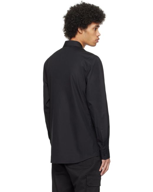 Moschino Black Double Smiley Shirt for men