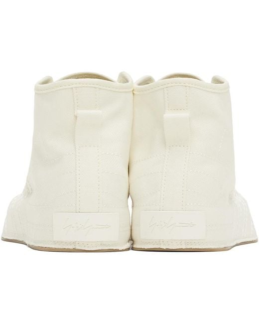 Y-3 Black Off- Nizza Hi Sneakers for men