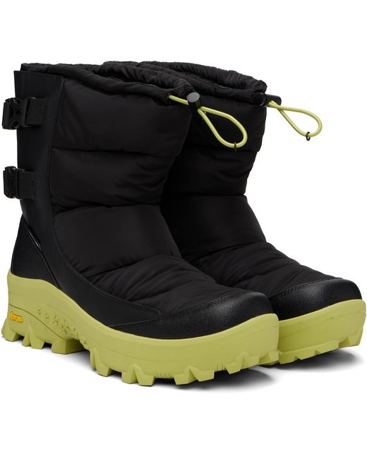 untitlab Black Un Sakura Boots for men