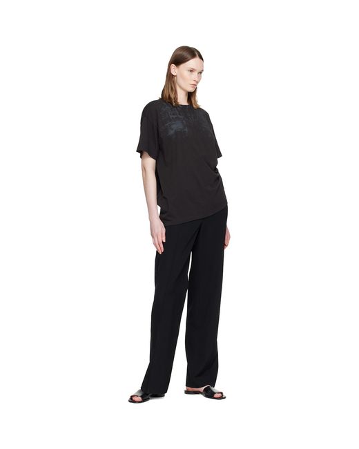 Maison Margiela Black Tabi Flat Mule Sandals