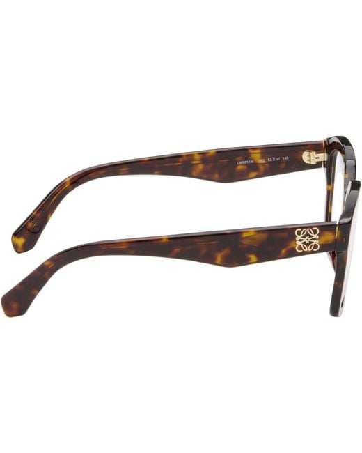 Loewe Brown Anagram Glasses for men