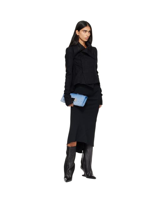 Rick Owens Black Tower Buttoned Naska Jacket